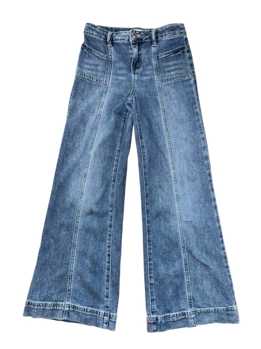 Tractr Girls High Waist Wide Leg Jeans Size 12 | Read Description